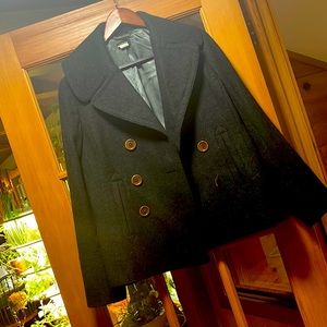 JCrew wool blend peacoat